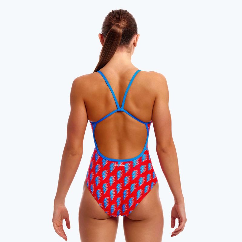 Strój pływacki jednoczęściowy damski Funkita Single Strap One Piece hot volt 4