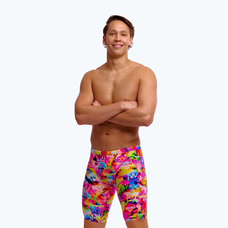 Jammery pływackie męskie Funky Trunks Training Jammers tag her 3