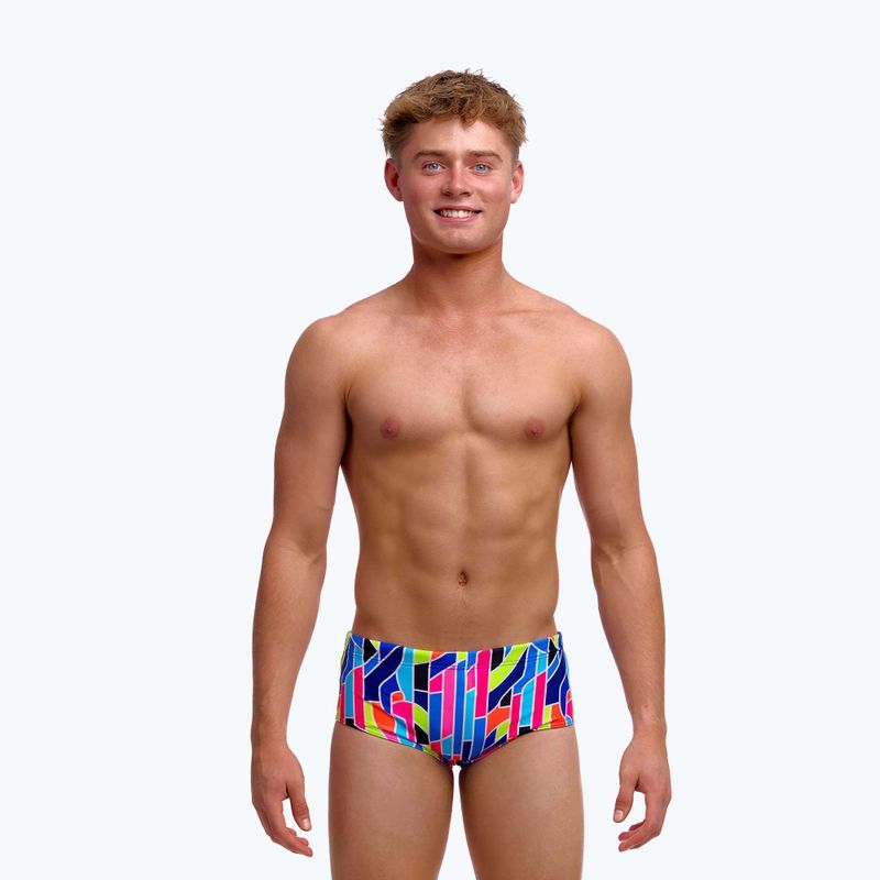 Bokserki pływackie dziecięce Funky Trunks Sidewinder Trunks fault lines 2