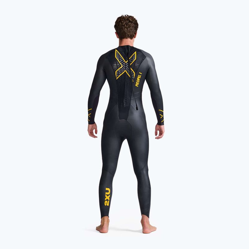 Pianka triathlonowa męska 2XU Propel:1 5 mm black/ambition 2