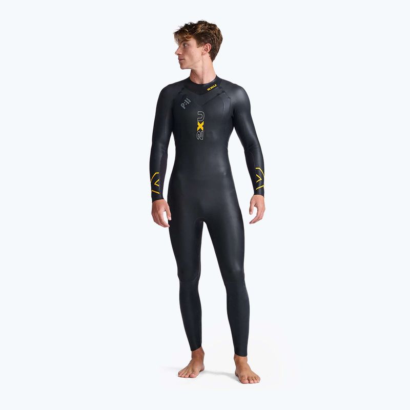 Pianka triathlonowa męska 2XU Propel:1 5 mm black/ambition 3