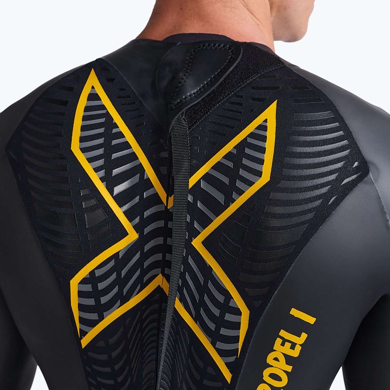 Pianka triathlonowa męska 2XU Propel:1 5 mm black/ambition 6