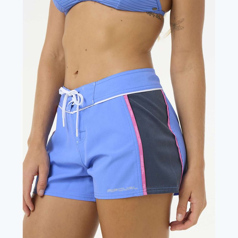 Szorty kąpielowe damskie Rip Curl Las Dalias Performance 3" blue 7