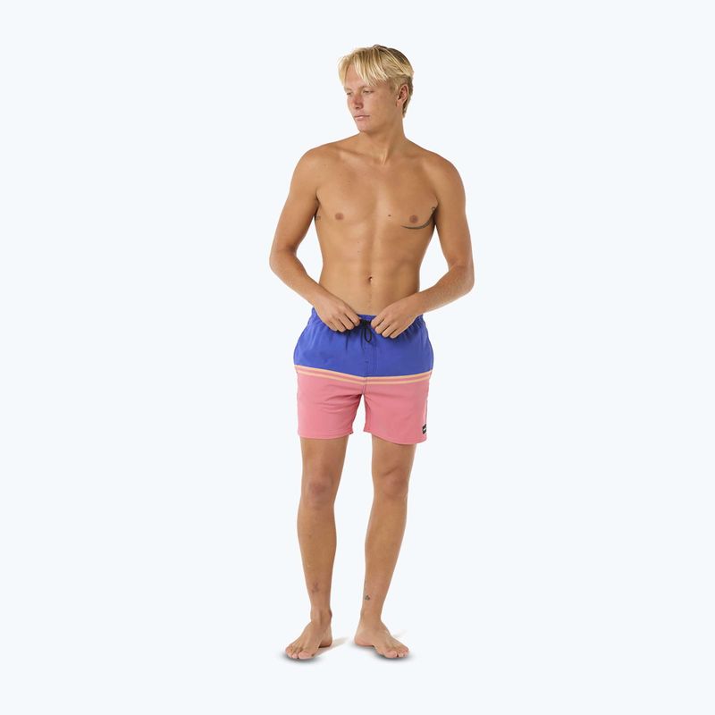 Szorty kąpielowe męskie Rip Curl Combine Volley wild berry 9