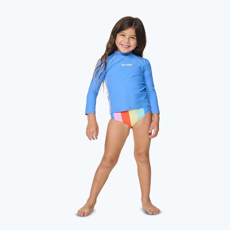 Koszulka do pływania dziecięca Rip Curl Sunshine Revival Rashie cornflower blue 7