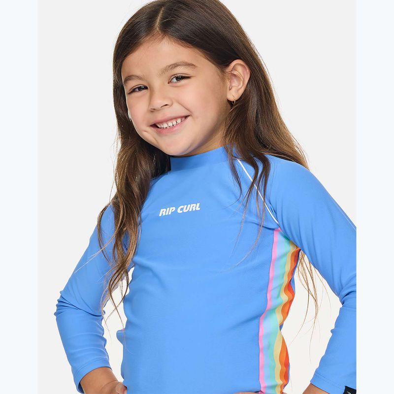 Koszulka do pływania dziecięca Rip Curl Sunshine Revival Rashie cornflower blue 9