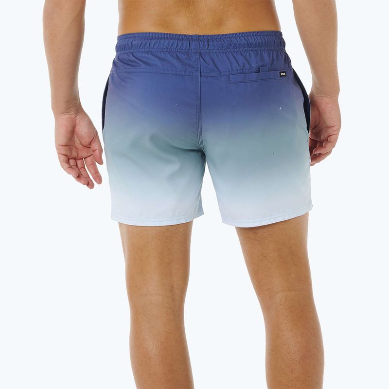 Szorty kąpielowe męskie Rip Curl Offset Fade Volley light navy 3