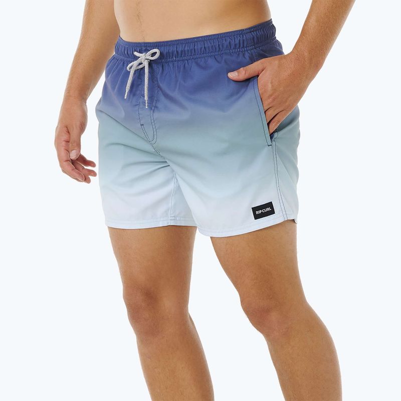 Szorty kąpielowe męskie Rip Curl Offset Fade Volley light navy 4
