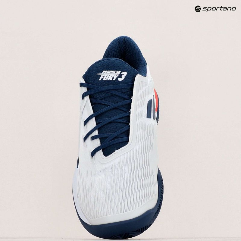 Buty do tenisa męskie Babolat Propulse Fury 3 Clay white/estate blue 9
