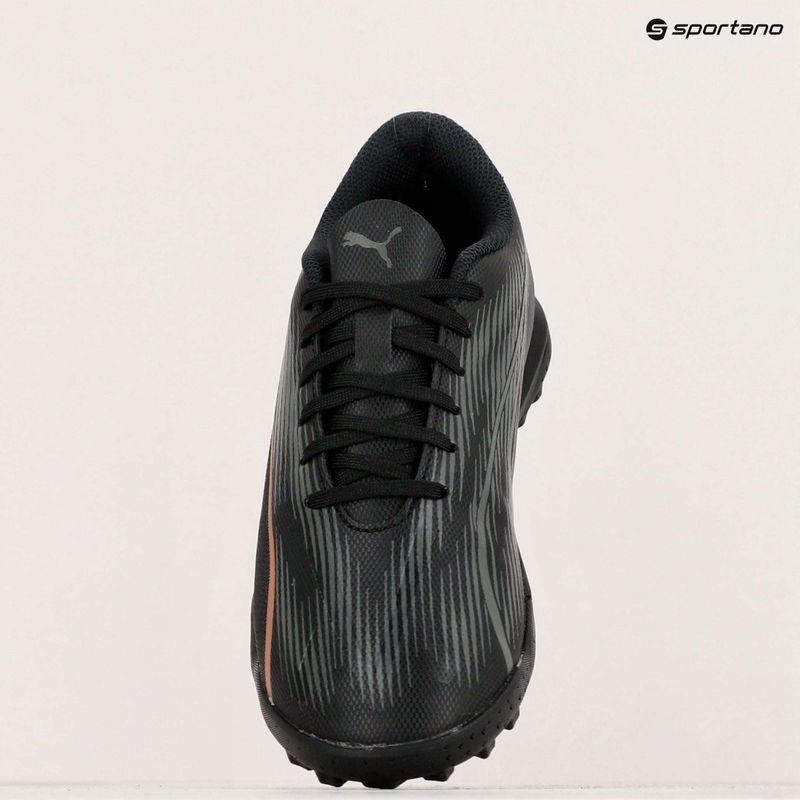 Buty piłkarskie dziecięce PUMA Ultra Play TT Jr puma black/copper rose 9