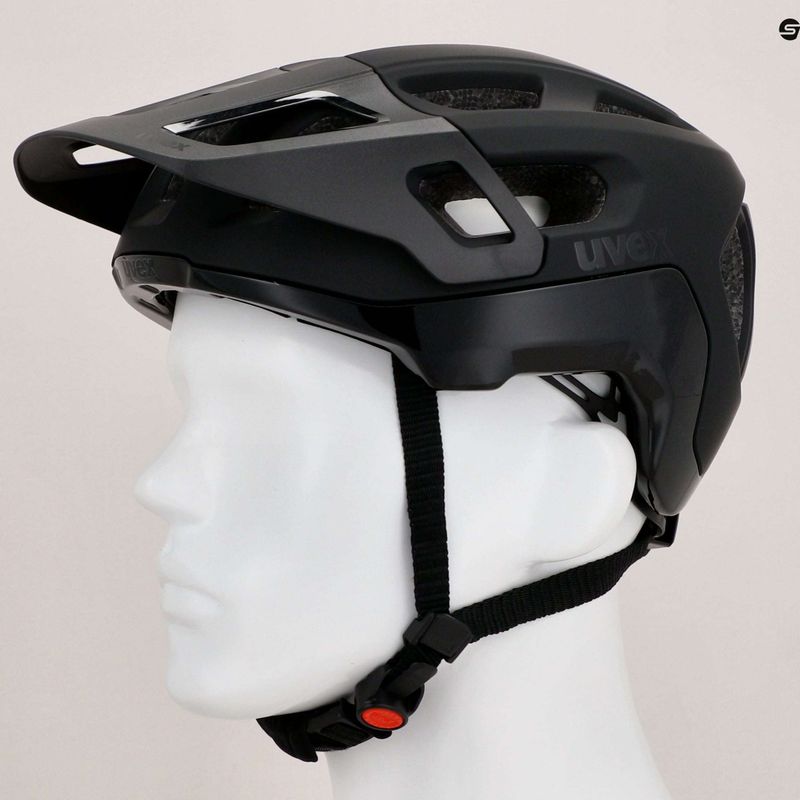 Kask rowerowy UVEX React 2024 black matte 12