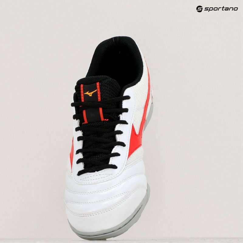 Buty piłkarskie dziecięce Mizuno MRL Sala Club TF Jr white/radiant red 15