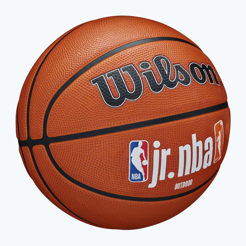 Piłka do koszykówki dziecięca Wilson NBA JR Fam Logo Authentic Outdoor brown rozmiar 6 2
