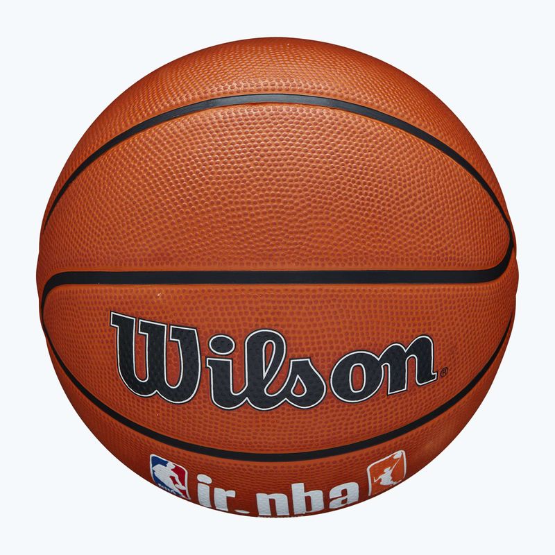 Piłka do koszykówki dziecięca Wilson NBA JR Fam Logo Authentic Outdoor brown rozmiar 6 4