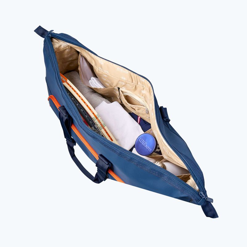 Torba tenisowa Wilson Roland Garros Session De Soiree Large Duffel 2026 navy/clay 6