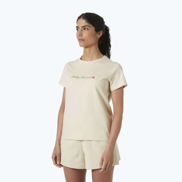 Koszulka damska Helly Hansen Core Graphic 2.0 cream