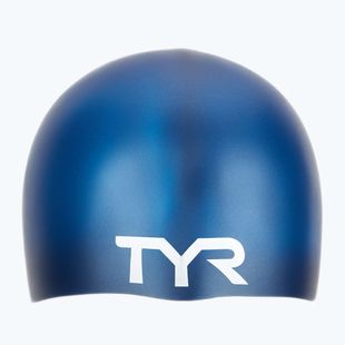 Czepek pływacki dziecięcy TYR Wrinkle-Free Silicone navy