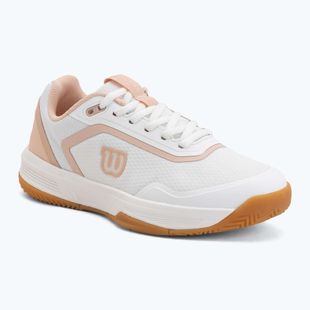 Buty do tenisa damskie Wilson Courtglide white/cameo rose/gum