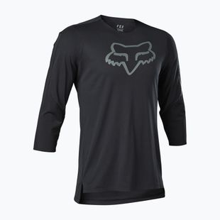 Koszulka rowerowa męska Fox Racing Flexair 3/4 Delta Jersey black