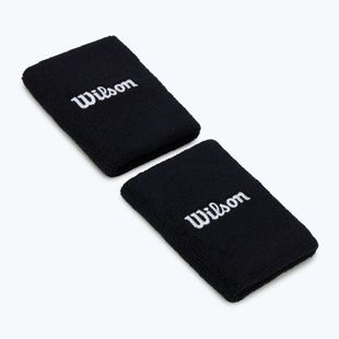 Frotki na nadgarstek Wilson Wide Terry Wristband 2 szt. black