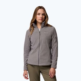 Bluza polarowa damska Columbia Fast Trek II city grey heather/city grey