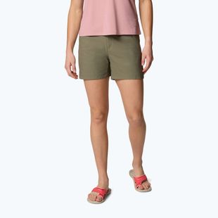 Spodenki trekkingowe damskie Columbia Leslie Falls Short II stone green