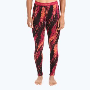 Spodnie termoaktywne damskie icebreaker 250 Vertex Sedimentary cherry/flash/black/j