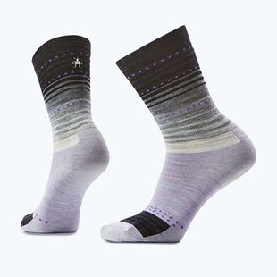 Skarpety damskie Smartwool Everyday Stitch Stripe Crew purple/black