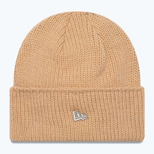 Czapka zimowa New Era Ne Wide Beanie med beige