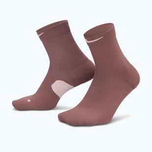 Skarpety Nike Running Midweight Micro Crew tattoo/particle rose/particle rose