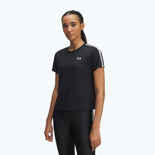 Koszulka treningowa damska Under Armour Tech Wordmark Tape black/white/white