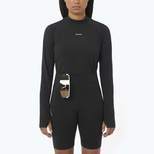 Longsleeve do biegania damski Salomon Bliss deep black