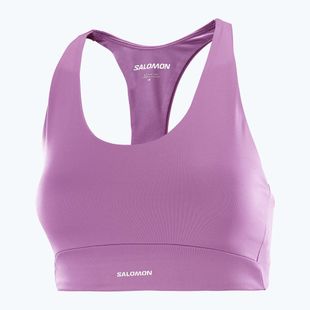 Biustonosz treningowy Salomon SHAKEout Core iris orchid