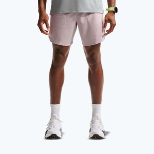 Spodenki do biegania męskie Nike Stride Dri-Fit Brief-Lined 7" particle rose