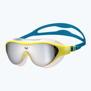 Okulary do pływania dziecięce arena The One Mirror Jr silver/soft green/blue cosmo