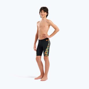 Jammery pływackie dziecięce arena Print Swim black/orange multi