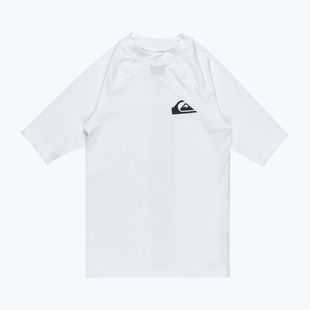 Koszulka do pływania juniorska Quiksilver Everyday UPF50 white