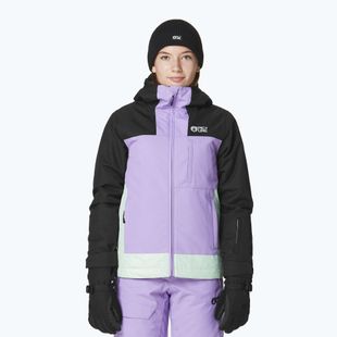 Kurtka narciarska dziecięca Picture Seady black/paisley purp /silt green