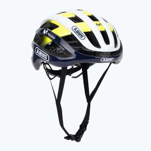 Kask rowerowy ABUS AirBreaker Movistar Team 24 navy/yellow/white