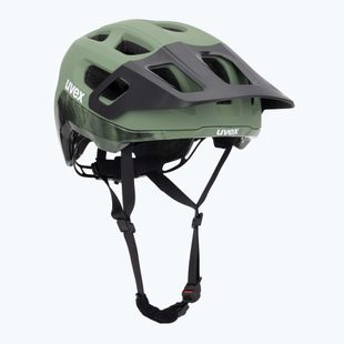 Kask rowerowy UVEX React MIPS moss green/black matt