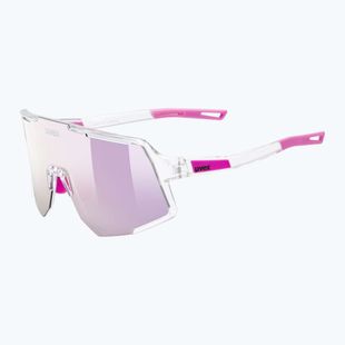 Okulary przeciwsłoneczne UVEX Sequenze clear/mirror pink