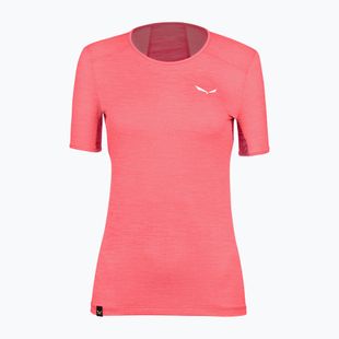 Koszulka trekkingowa damska Salewa Puez Graphic 2 Dry calypso coral melange