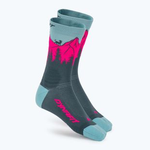 Skarpety DYNAFIT Traverse Crew cinder pink glo/6070