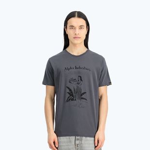 Koszulka męska Alpha Industries Hawaii vintage grey