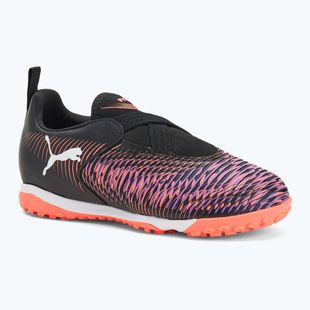 Buty piłkarskie dziecięce PUMA Future 8 Match LL TT + Mid puma black/ puma white/ glowing red