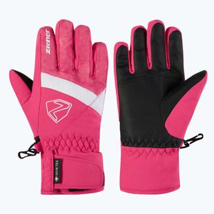 Rękawice narciarskie dziecięce ZIENER Leif GTX-Z tie-dye pop pink
