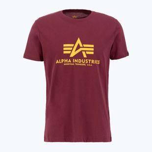 Koszulka męska Alpha Industries Basic burgundy