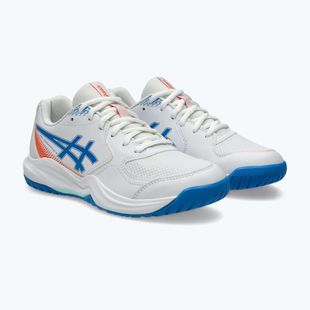 Buty do tenisa dziecięce ASICS Gel-Dedicate 9 GS white/directoire blue