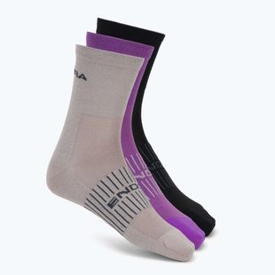 Skarpety damskie Endura Coolmax Race 3 pary W end purple