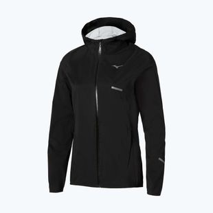 Kurtka do biegania damska Mizuno Trail Waterproof 20K Hooded black